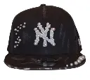 Casquette Perlée Noir